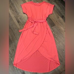 CHICSOUL Coral Plus Size MIDI Dress Size 3X